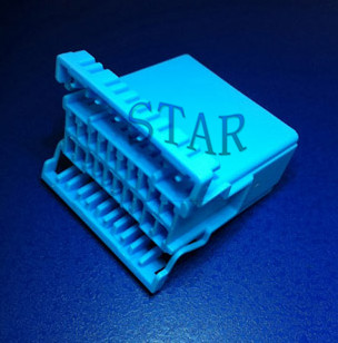 Honda Blue 20 P Male Radio Gps Connector