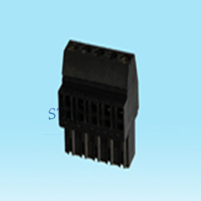 Black 3.5mm plug in terminal block ST101-3.5