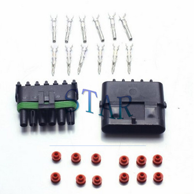 auto delphi 6 pin connector ST3061Y-2.5-11/21
