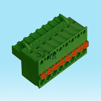 spring terminal block 5.08mm pluggable type ST75J-5.08