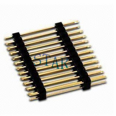 40 Pins PCB Straight Head/Header Single Row 8/8mm Connector